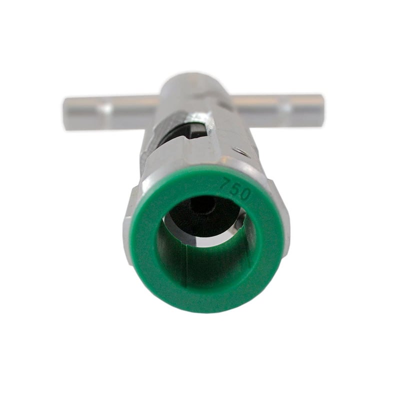 Cablematic CST 750 Green Combo Coring and Stripping Tool for Professional Technicians, Electricians, and Installers, Easily Portable Tool for 750 Kcmil Cable, 13 Ounces - Image 4